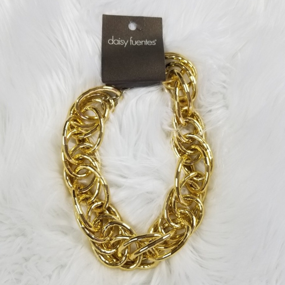 Daisy Fuentes Gold Statement Necklace